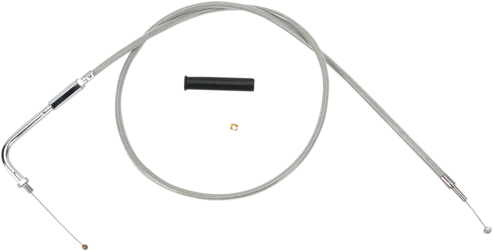 Throttle Cable - 37-9/10" - Braided - Lutzka's Garage
