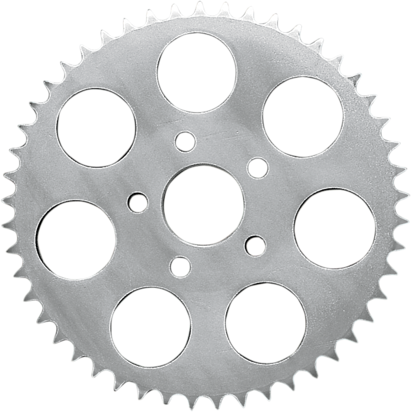 Rear Wheel Sprocket - 49-Tooth - Chrome - Lutzka's Garage