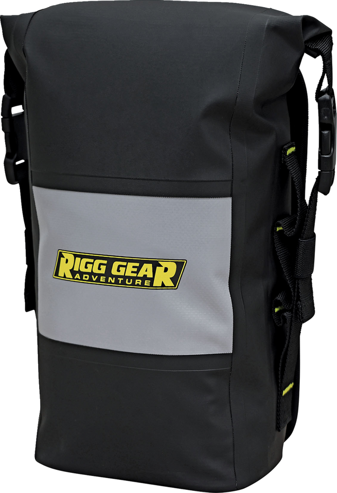 Hurricane RiggPak Crash Bar/Tail Bag - Black/Gray - Lutzka's Garage