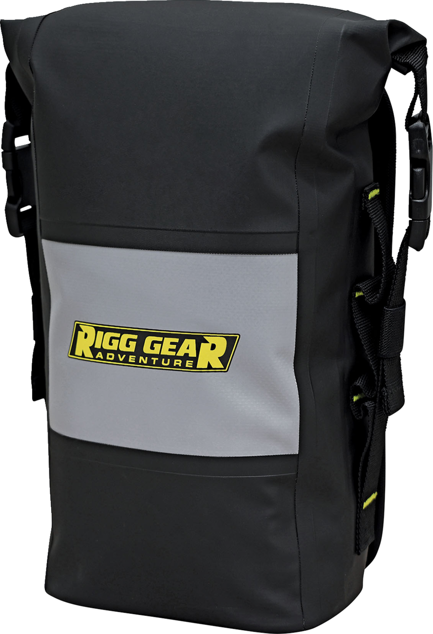 Hurricane RiggPak Crash Bar/Tail Bag - Black/Gray - Lutzka's Garage