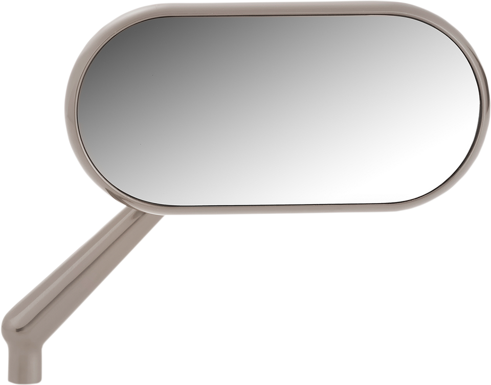 Oval Mirror - Right - Titanium - Lutzka's Garage