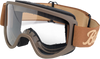 Moto 2.0 Goggles - Script - Chocolate - Lutzka's Garage