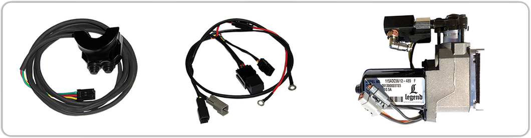 AIR-A V-Rod Adjustable AIR Suspension - Black - V-Rod - Lutzka's Garage