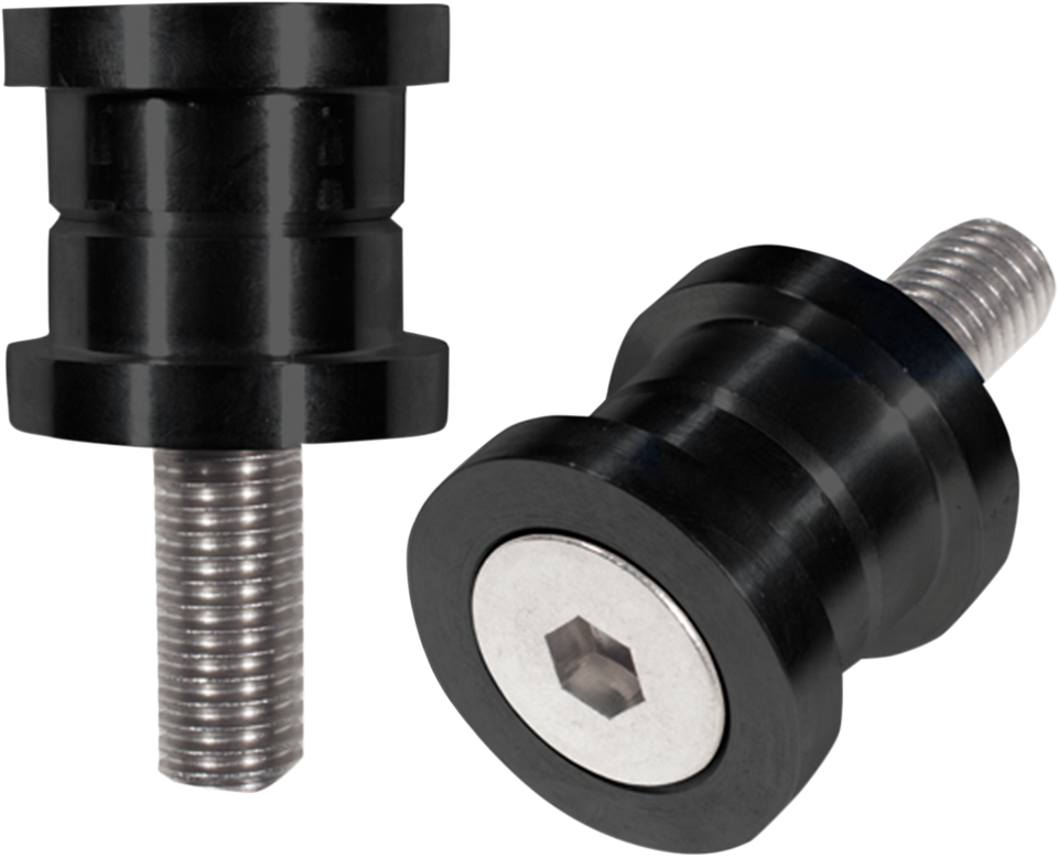 Riser Bushings - Solid - Black - Lutzka's Garage