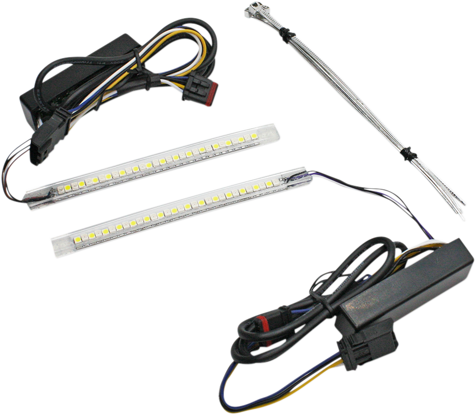 Fairing Vent Trim - 14+FLH - White/Amber Turn Signals - Lutzka's Garage