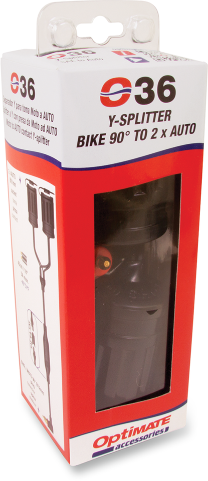 Charger Cord - DIN to Dual Socket Splitter Adapter