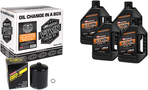 Evo/XL Quick Oil Change Kit - Black Filter