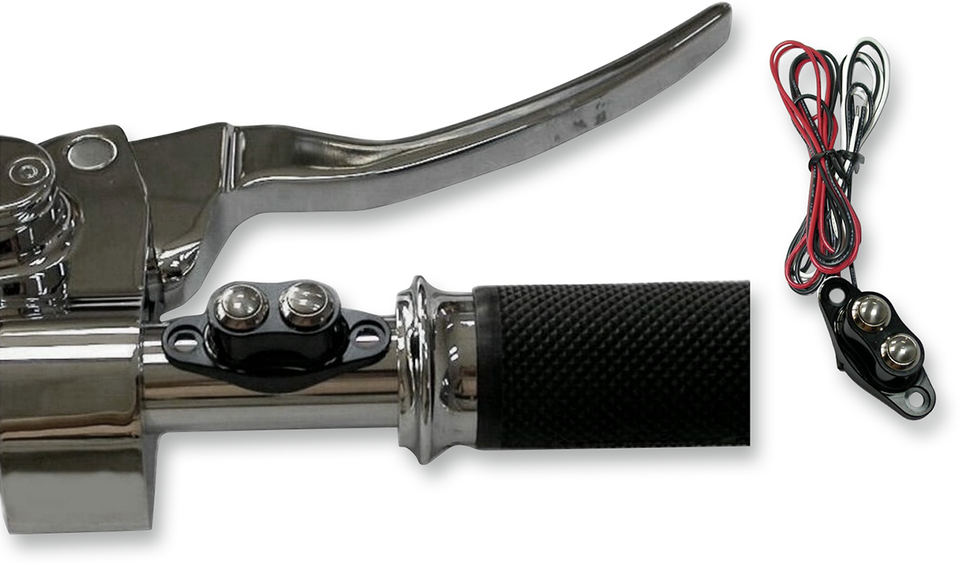 Switches - Dual Button - Black - Lutzka's Garage