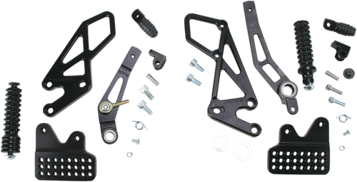 V2 Rearset - Black - GSXR6/7 - Lutzka's Garage