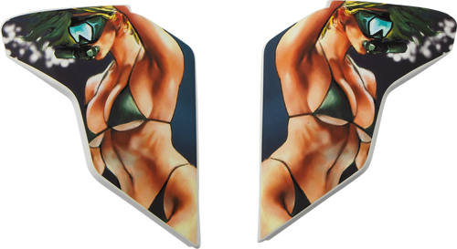 Airflite Side Plates - Pleasuredome4 - Blue - Lutzka's Garage