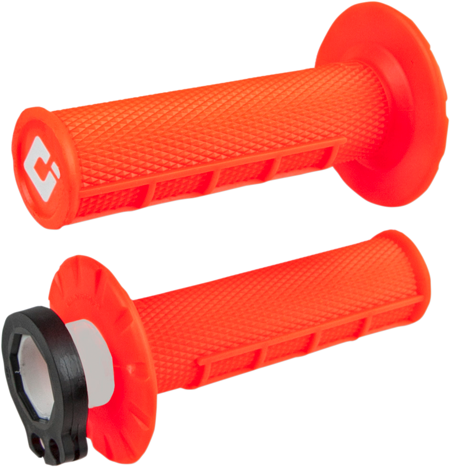 Grips - MX - Half Waffle - Fluorescent Orange