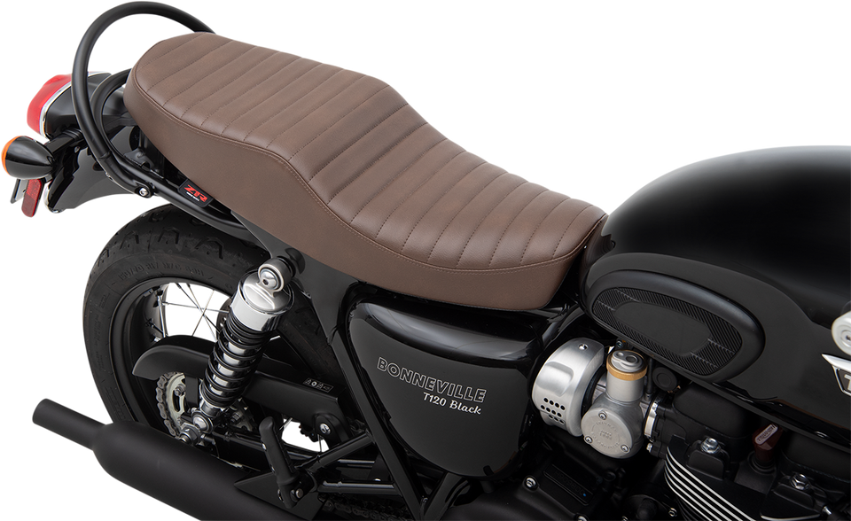 Retro Seat - Classic - Vinyl - Brown - Lutzka's Garage