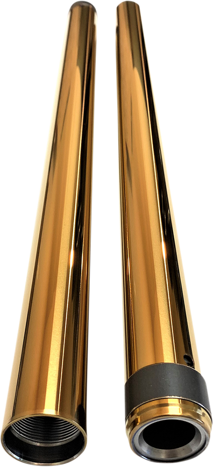 Fork Tube - Gold TIN - 41 mm - 22.25" Length
