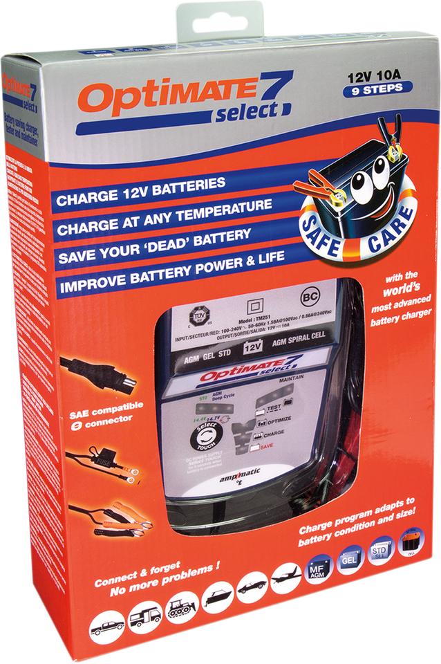Optimate 7 Select Battery Charger/Power Supply
