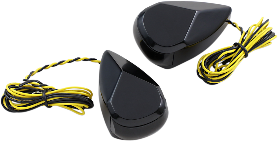 Turn Signal - Black - Smoke/Amber - Lutzka's Garage