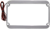 Lighted License Plate Frame - Chrome - Lutzka's Garage