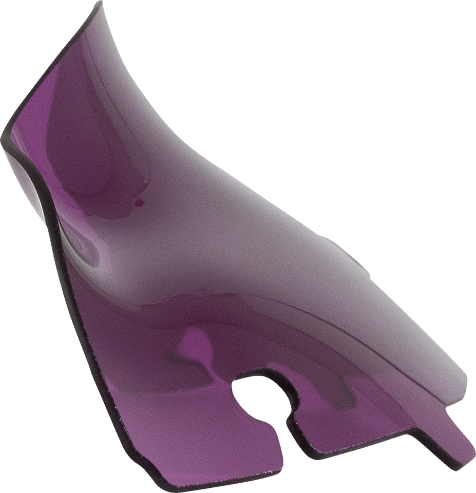 Kolor Flare Sport Windshield - 4" - Purple - FLH - Lutzka's Garage