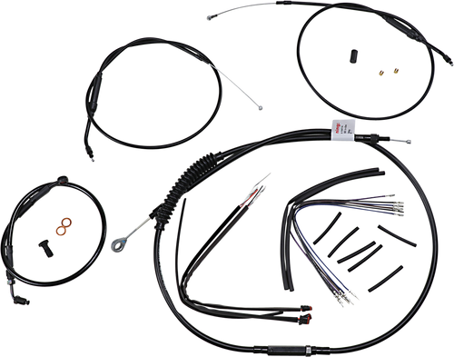 Handlebar Cable and Brake Line Kit - Extended - Sportsters - 12