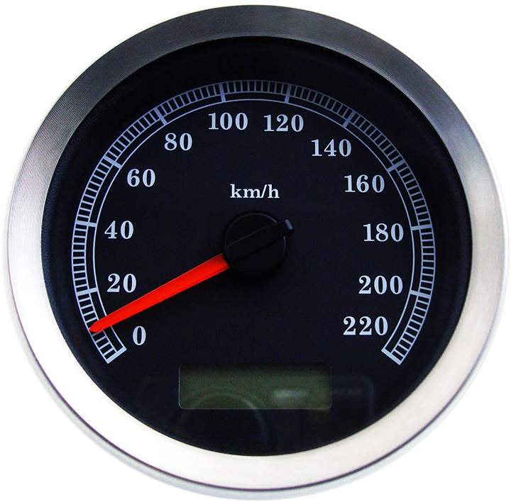 Programmable Speedometer - Black Face - KM/H - Lutzka's Garage