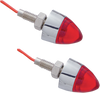 Bullet Mini Marker Lights - Red - Lutzka's Garage