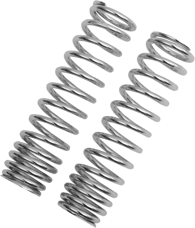 Shock Springs - 12-Series - Chrome - 90-130 lb/in - Lutzka's Garage