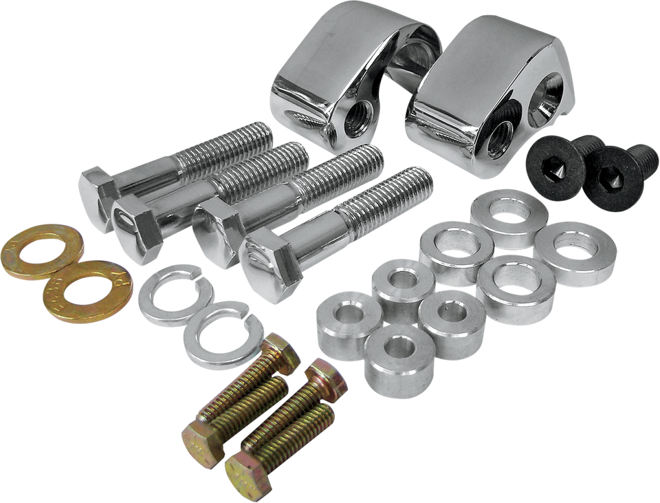 Rear Lowering Kit - Chrome - Lowers 1" - 02-16 FL - Lutzka's Garage