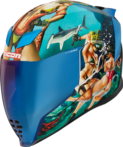 Airflite Helmet - Pleasuredome4 - Blue - XS - Lutzka's Garage