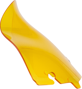 Kolor Flare Sport Windshield - 6-1/2" - Yellow - FLH - Lutzka's Garage