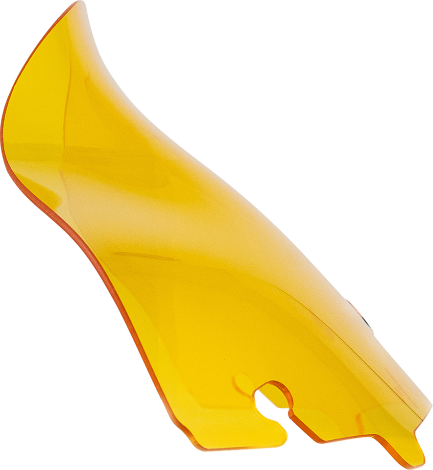 Kolor Flare Sport Windshield - 6-1/2" - Yellow - FLH - Lutzka's Garage