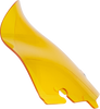 Kolor Flare Sport Windshield - 6-1/2" - Yellow - FLH - Lutzka's Garage