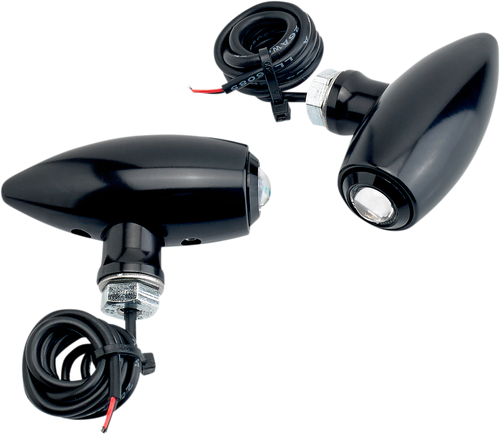 Center-Mount Astro LED Lights - Black/Amber - Lutzka's Garage