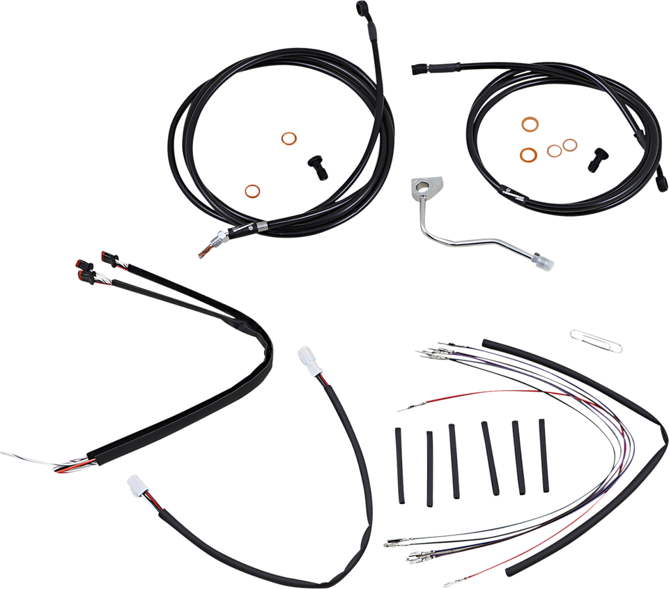 Control Kit - 18" Ape Hanger Handlebars - ABS