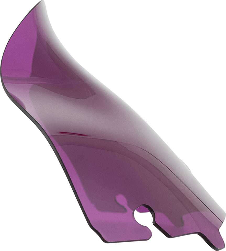 Kolor Flare Sport Windshield - 6-1/2" - Purple - FLH - Lutzka's Garage