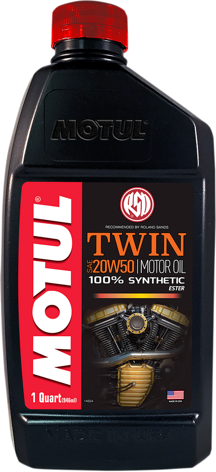 V-Twin Synthetic Oil - 20W-50 - 1 U.S. quart