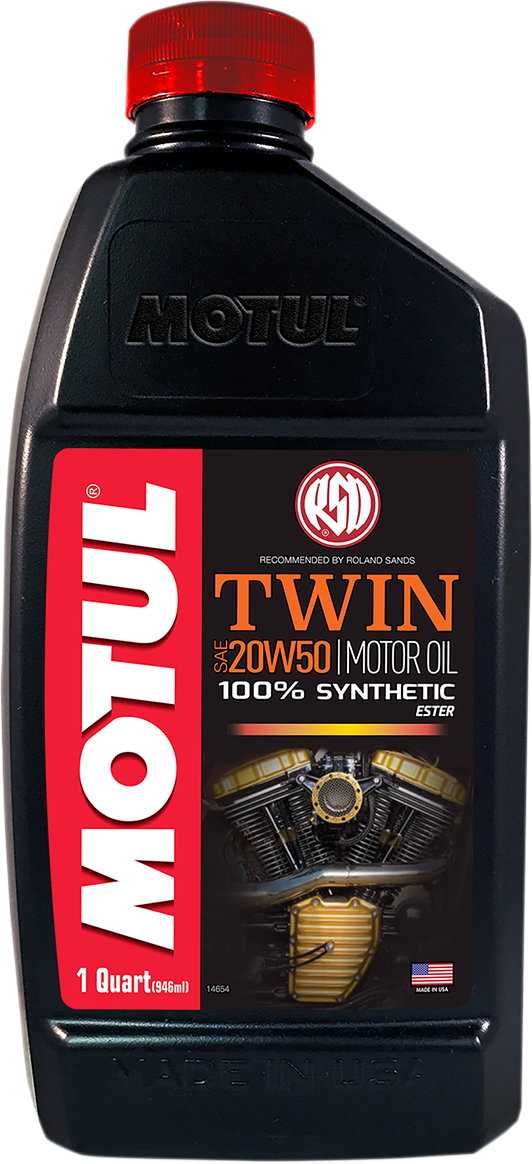 V-Twin Synthetic Oil - 20W-50 - 1 U.S. quart