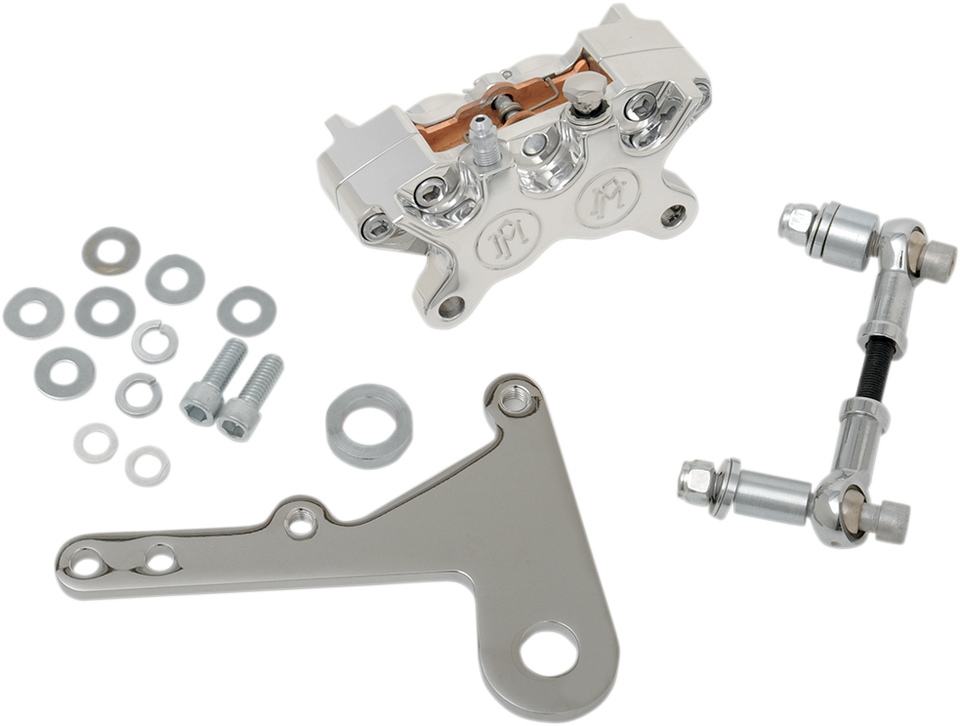 Front Caliper - 10" - Polished - 73-83FLH - Lutzka's Garage