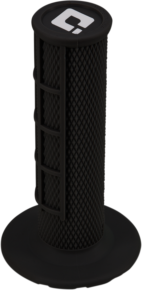 Grips - MX - Half Waffle - Black - Lutzka's Garage