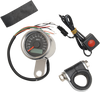 1.87" MPH Programmable Mini Electronic Speedometer with Odometer/Tripmeter - Polished - Black Face - Lutzka's Garage
