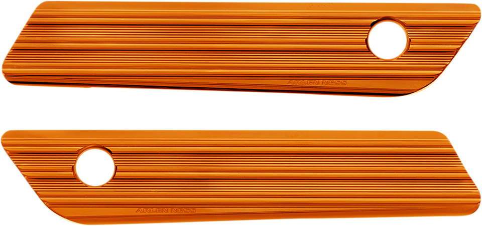 Saddlebag Latch Covers - Orange - Lutzka's Garage