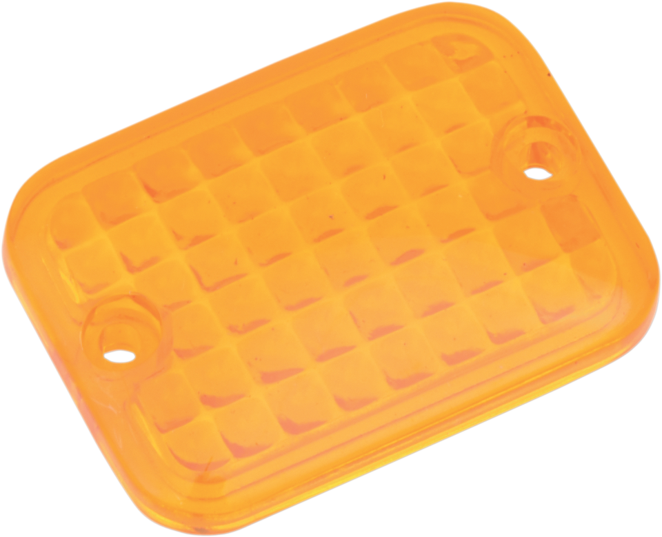 Replacement Mini Rectangular Lens - Amber - Lutzka's Garage