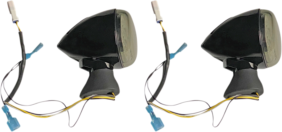 Front LED Turn Signal - Black - Scout - Lutzka's Garage