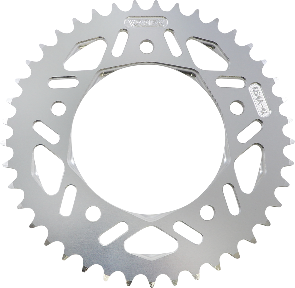 Aluminum Sprocket - Silver - Rear - 41 Tooth - Lutzka's Garage