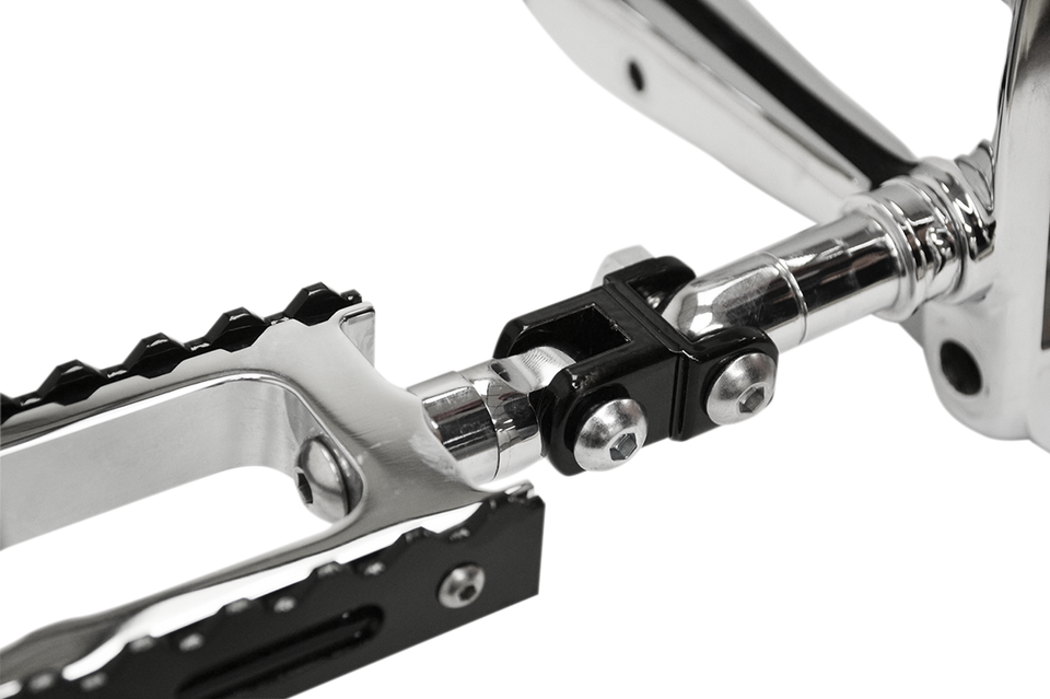 Male Footpeg Adapters - Black - Lutzka's Garage