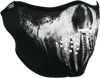 Neoprene Half-Face Mask - Ghost Skull