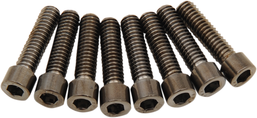 Bolt Kit M8 Lifter Black/Chrome Smooth