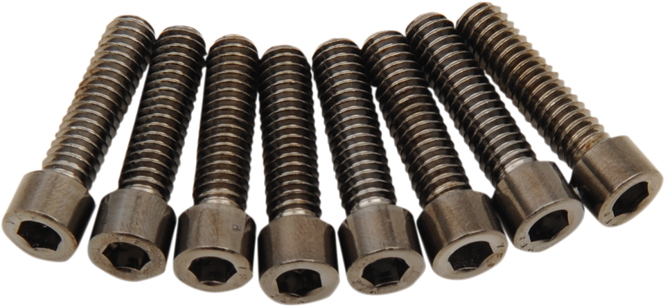 Bolt Kit M8 Lifter Black/Chrome Smooth