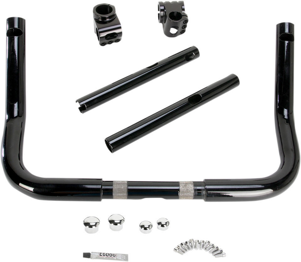 Handlebar - Klip Hanger - 10" - Black - Lutzka's Garage