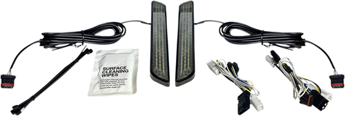 LED Fork Light - Smoke - Black - Lutzka's Garage