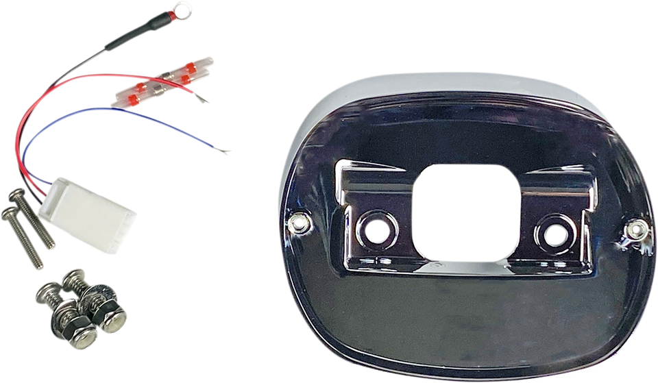 Taillight Baseplate - Chrome - Lutzka's Garage