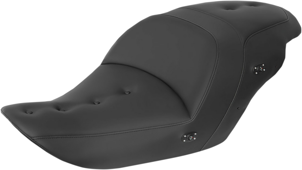 Heated Roadsofa™ Pillow Top Seat - Without Backrest - Black - Lutzka's Garage